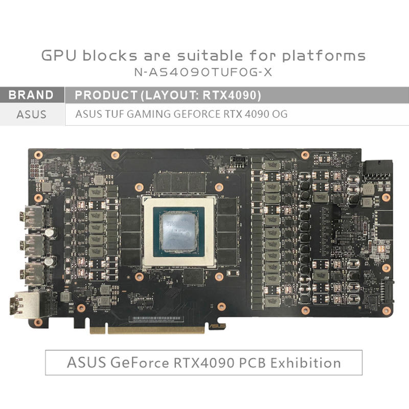 Bykski製GPUブロック。ASUS TUF Gaming - Rtx 4090 Water Block のレビューと価格